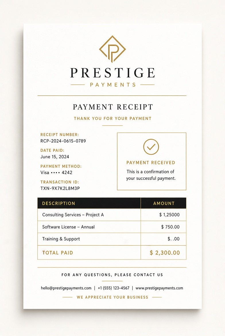 Receipt Template