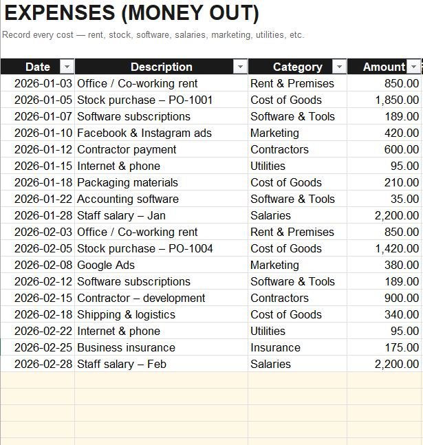 Expenses Tracker
